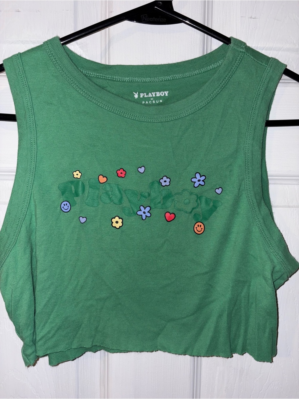 Playboy Cropped Tank Top